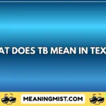 what does tb mean in text