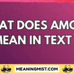what does amos mean in text