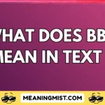 what does bb mean in text