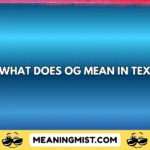what does og mean in text
