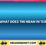 what does tmi mean in text