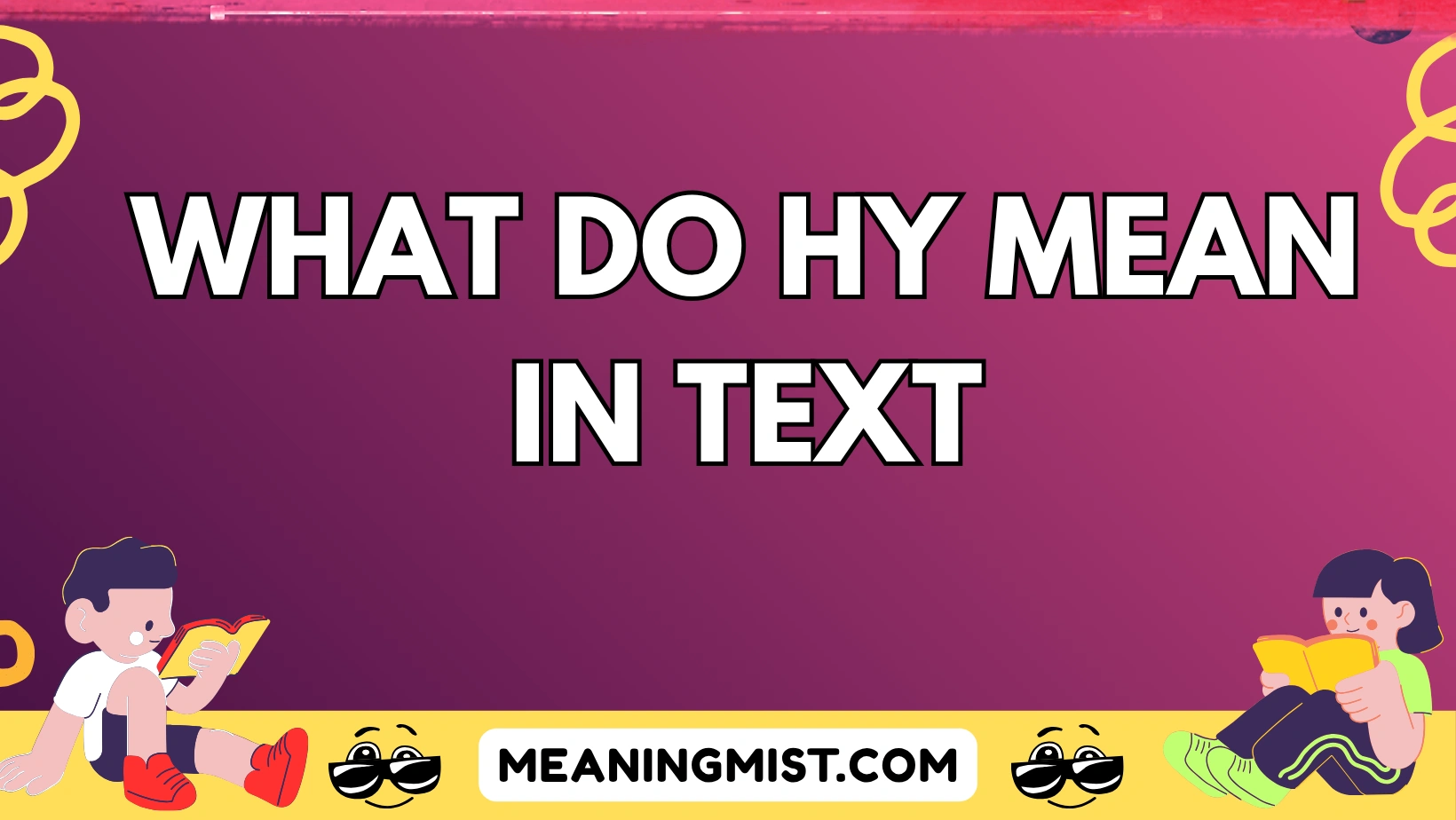 what do hy mean in text