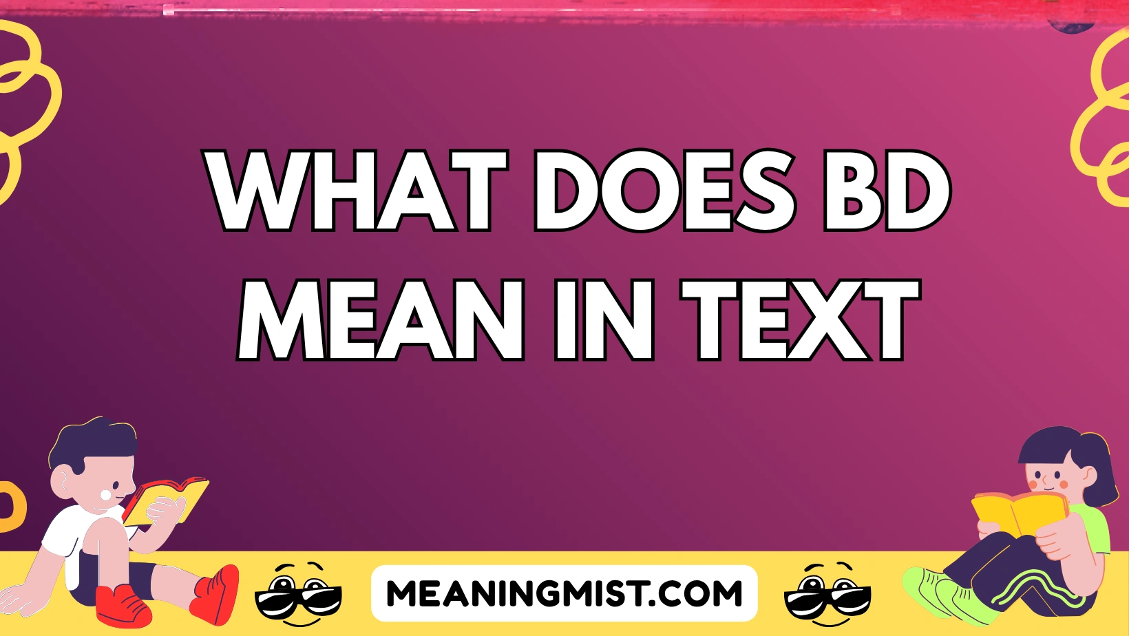 what does bd mean in text