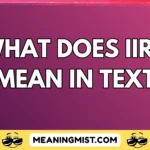 what does iirc mean in text