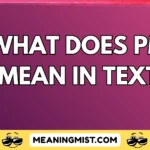 what does pm mean in text