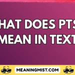 what does ptso mean in text