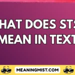 what does stsu mean in text