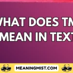 what does tmp mean in text