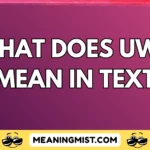 what does uwu mean in text
