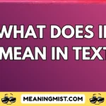what does ik mean in text