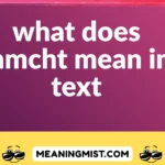what does mmcht mean in text