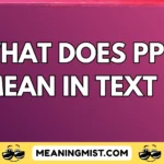 what does pp mean in text