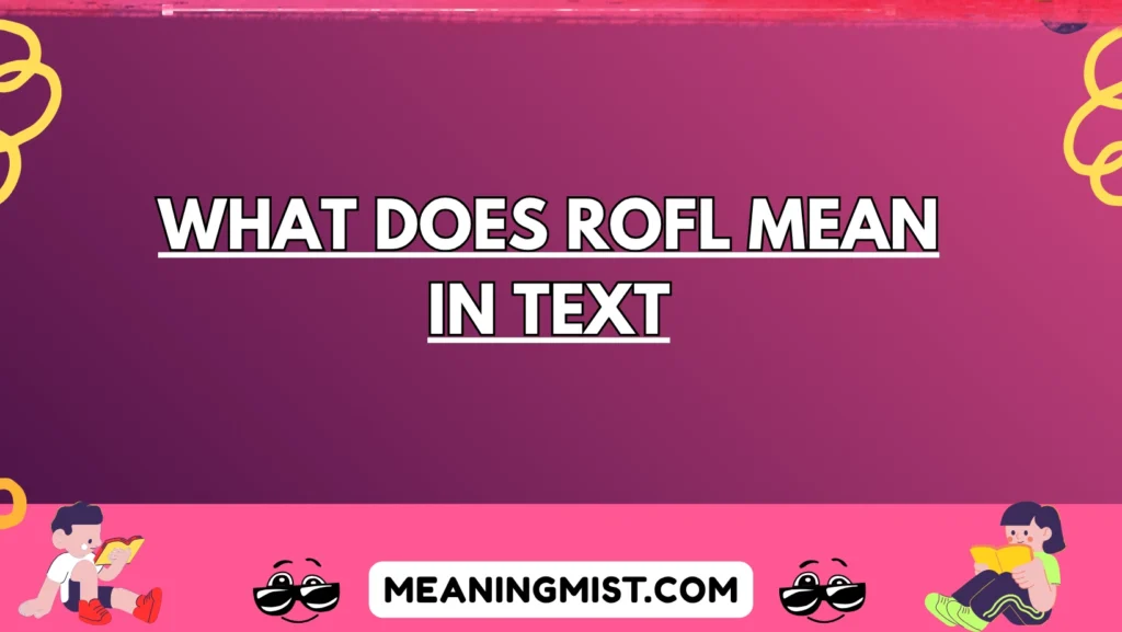 what does rofl mean in text