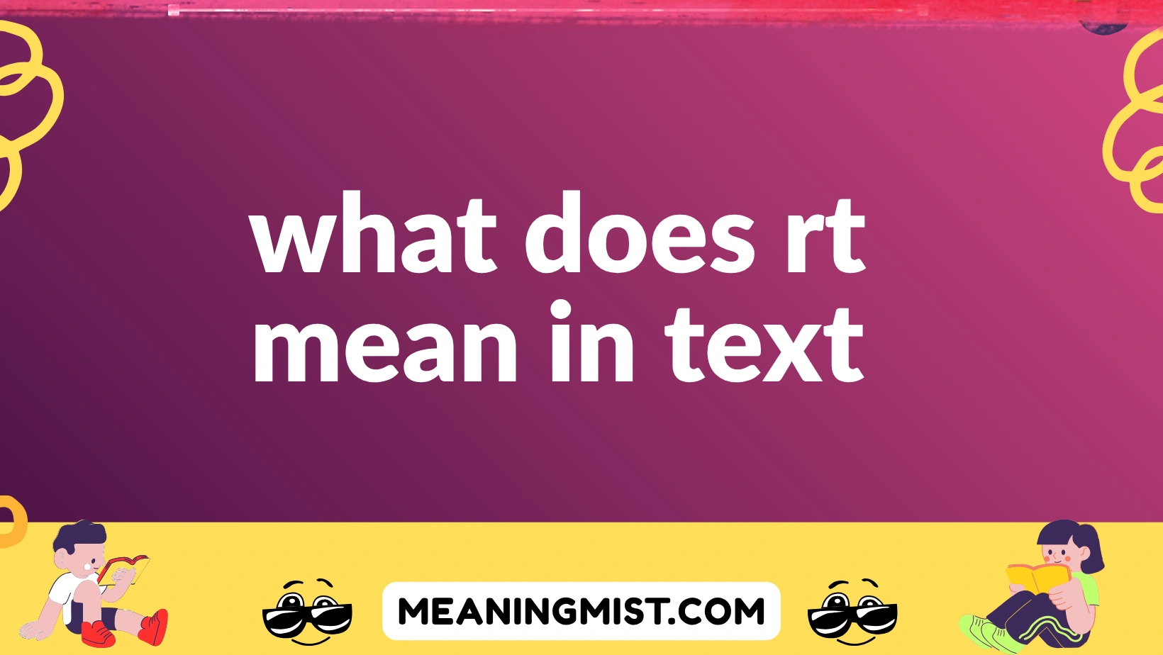 what does rt mean in text
