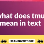 what does tmu mean in text