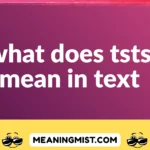 what does tsts mean in text