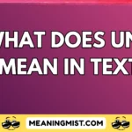 what does unc mean in text