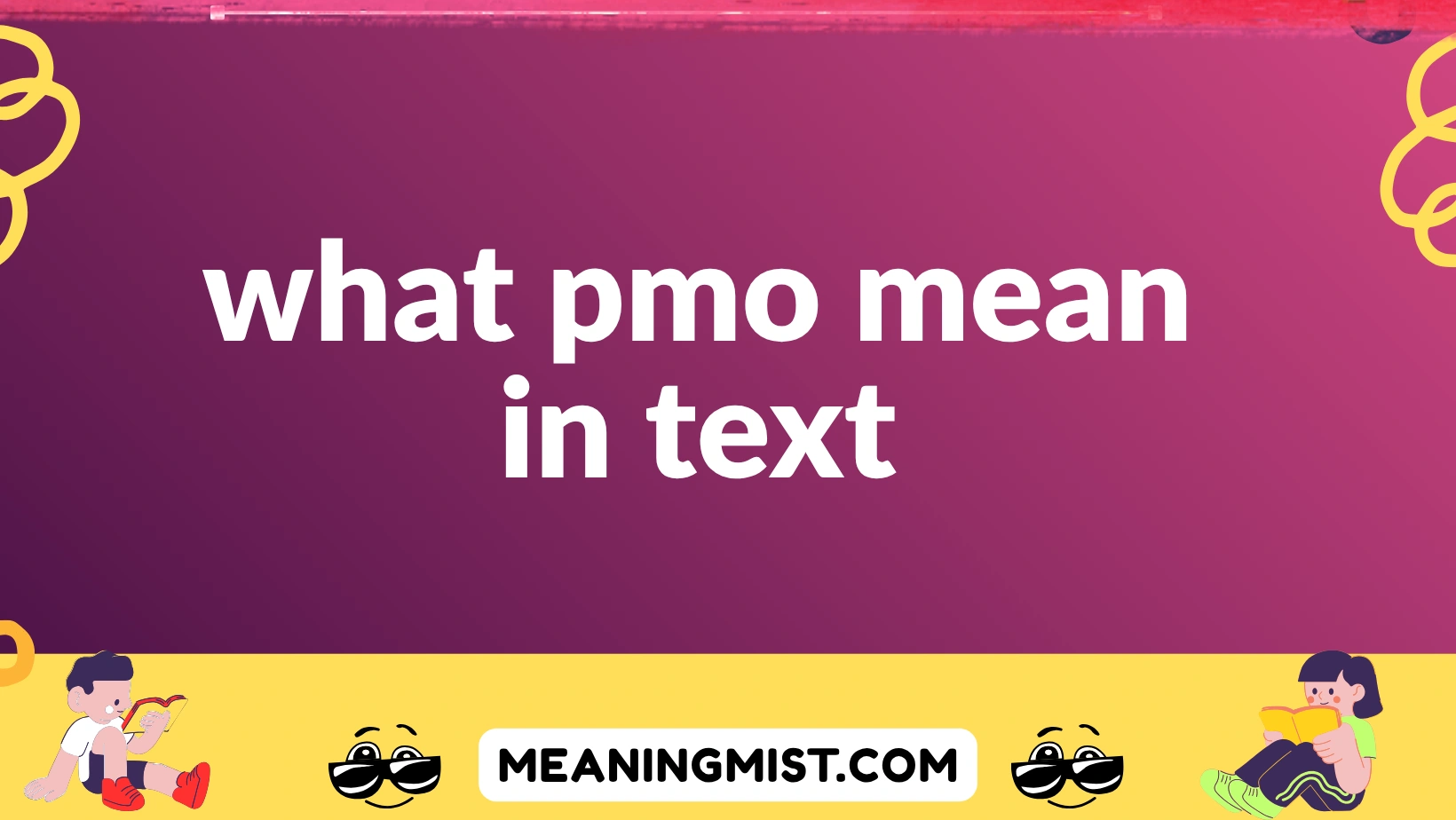 what pmo mean in text