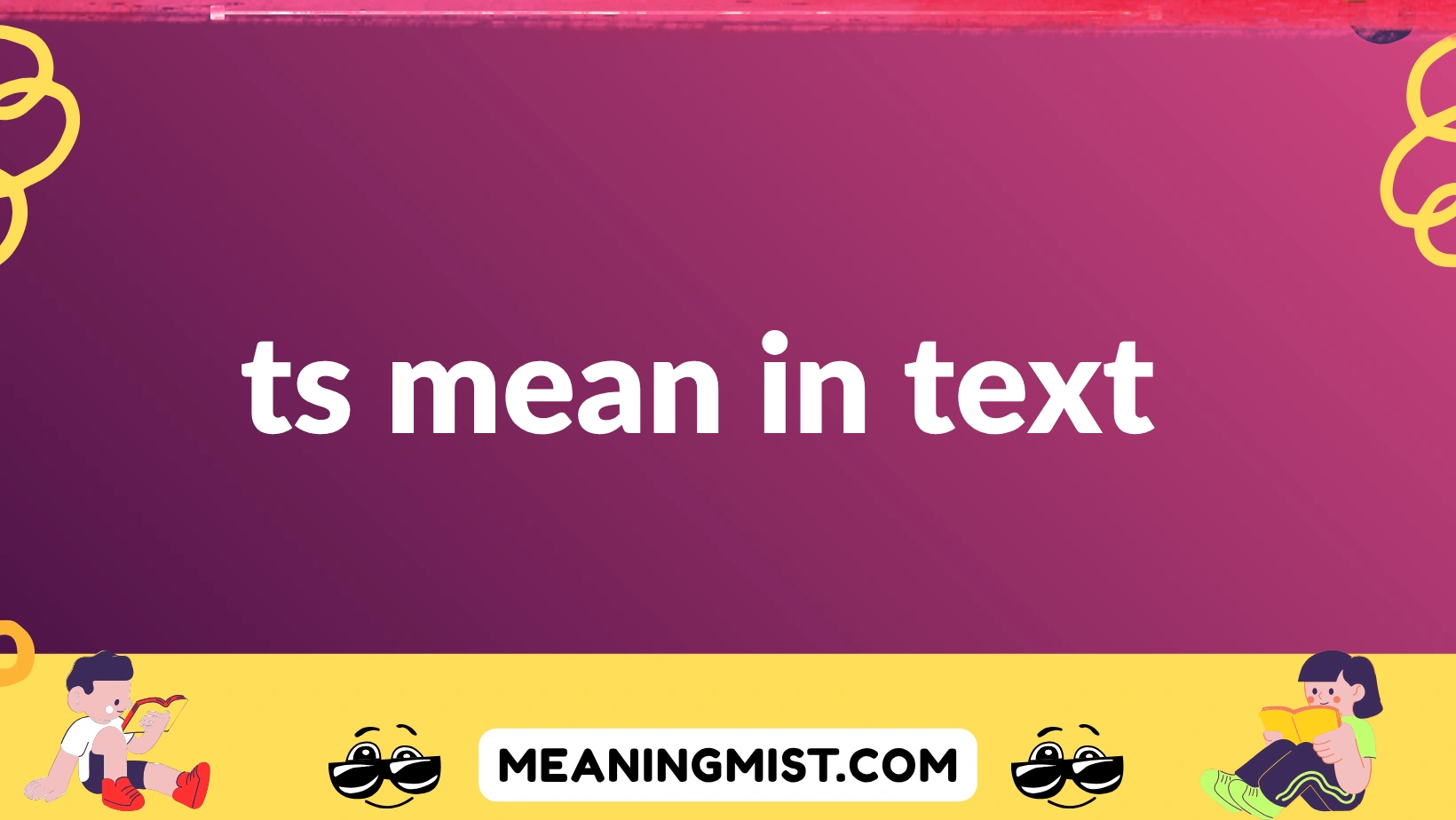 ts mean in text