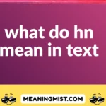 what do hn mean in text