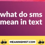 what do sms mean in text