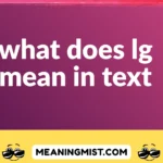 what does lg mean in text