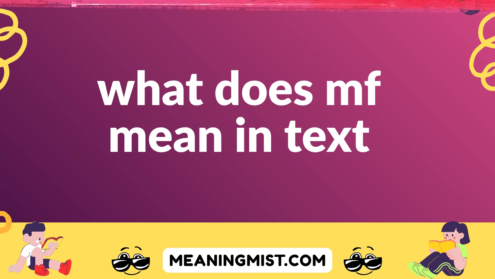 what does mf mean in text