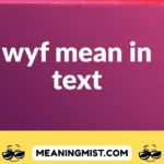wyf mean in text